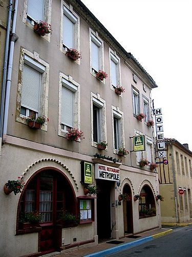 Logis Hotel Restaurant Metropole Миранд Экстерьер фото